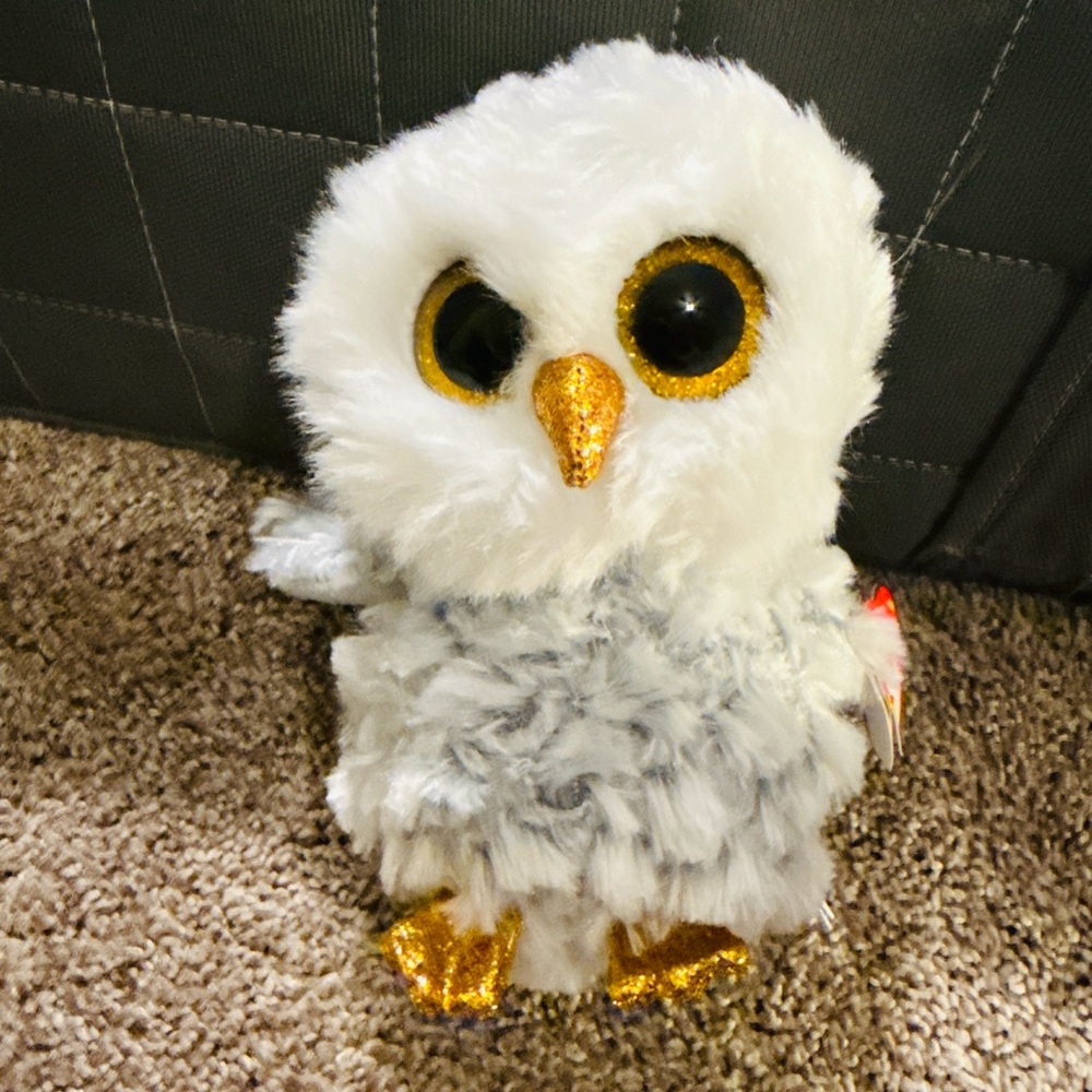 Ty Beanie Boo Owlette OWL PLush.